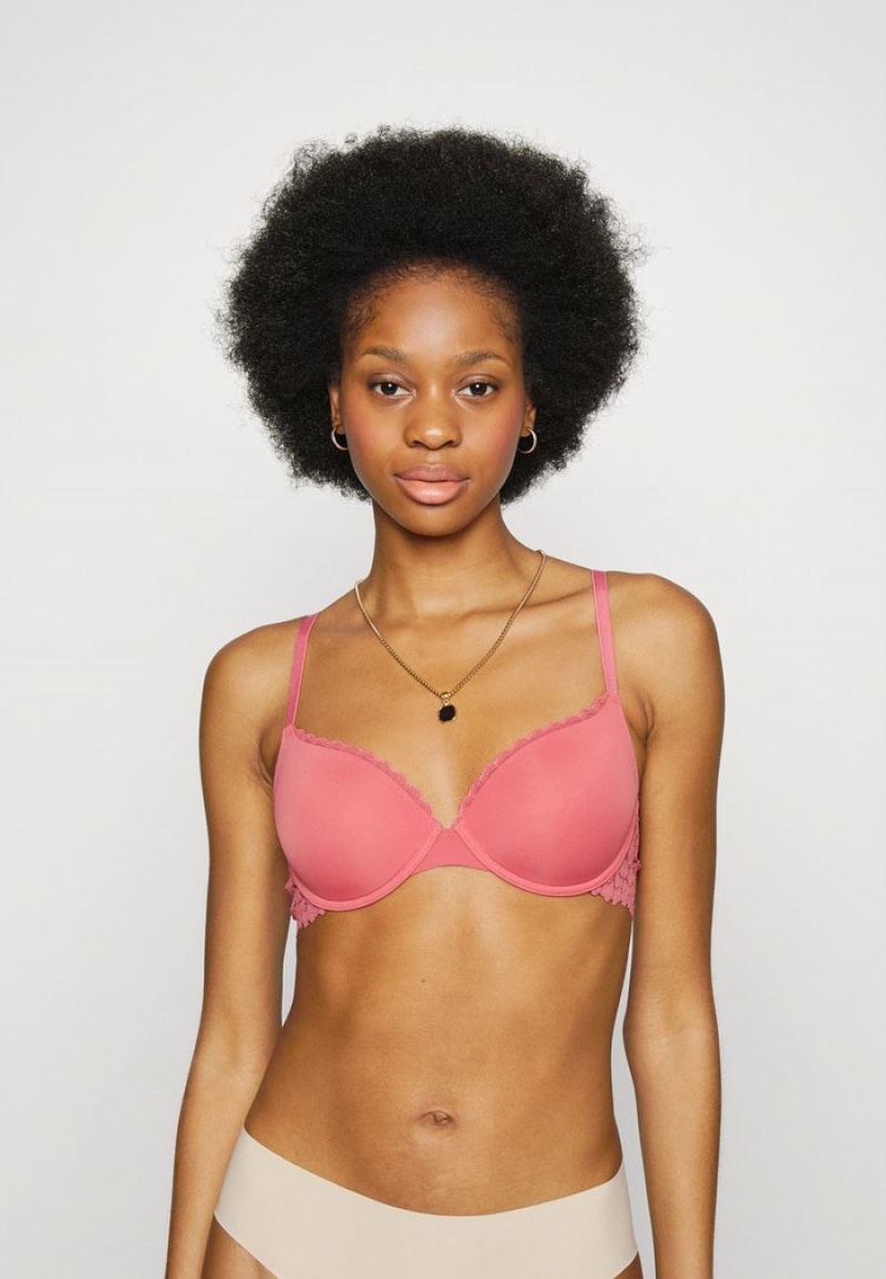 Anna Field Cheapest Luca 2Pp Tshirt Bra Triangle BH Dam Rosa | SE-IQFWPX081