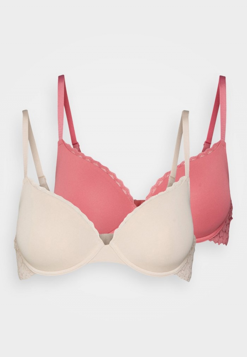 Anna Field Cheapest Luca 2Pp Tshirt Bra Triangle BH Dam Rosa | SE-IQFWPX081