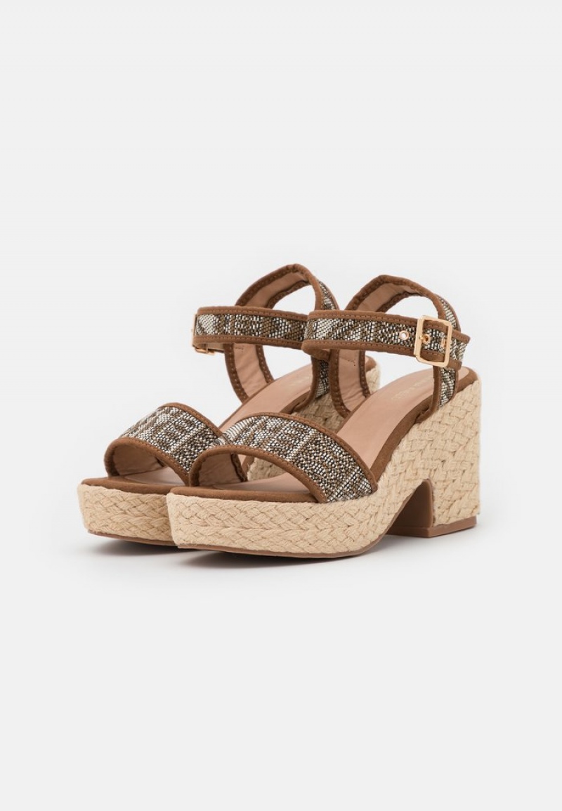 Anna Field Cheapest Platform Sandaler Dam Beige | SE-ZPVNLT023