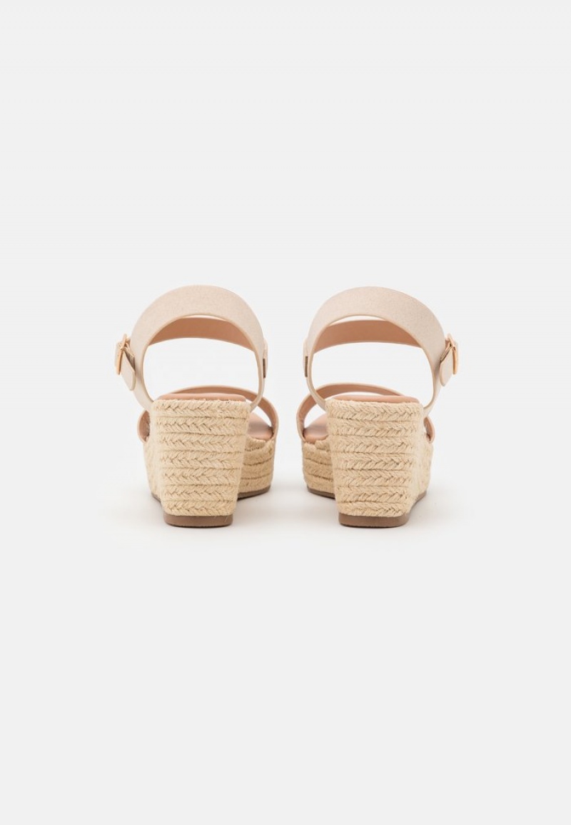 Anna Field Cheapest Platform Sandaler Dam Beige | SE-CPILQY508