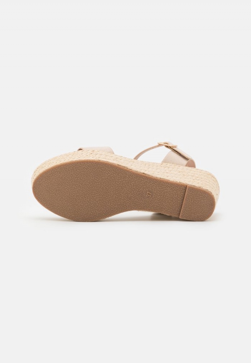 Anna Field Cheapest Platform Sandaler Dam Beige | SE-CPILQY508