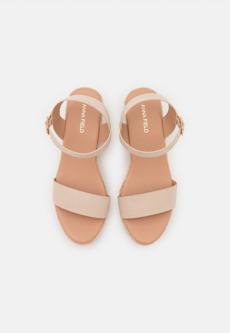 Anna Field Cheapest Platform Sandaler Dam Beige | SE-CPILQY508