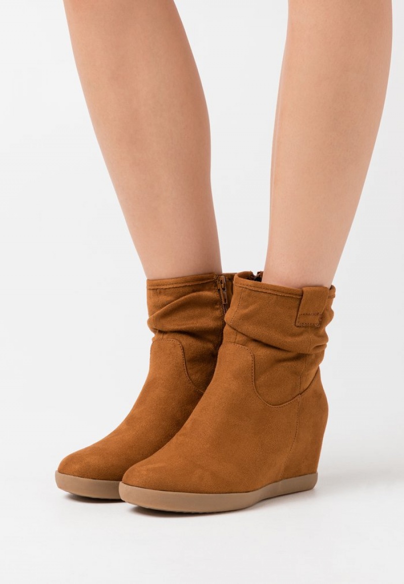 Anna Field Cheapest Vinter Booties Hawai Kilklack Vinterkängor Dam Bruna | SE-CESOLW746