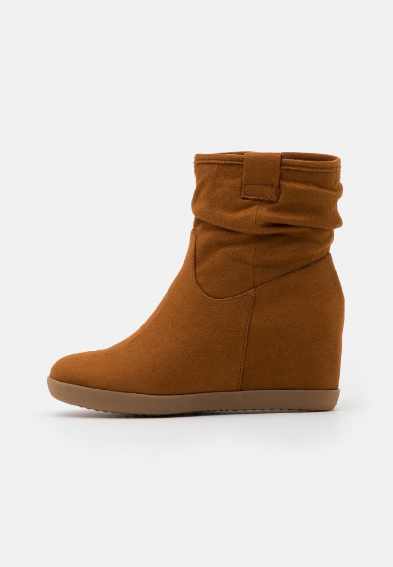 Anna Field Cheapest Vinter Booties Hawai Kilklack Vinterkängor Dam Bruna | SE-CESOLW746