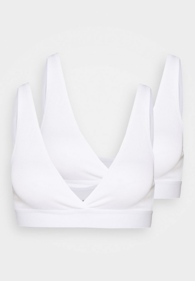 Anna Field Coupon 2 Pack Bustier Dam Vita | SE-WYMTPO059