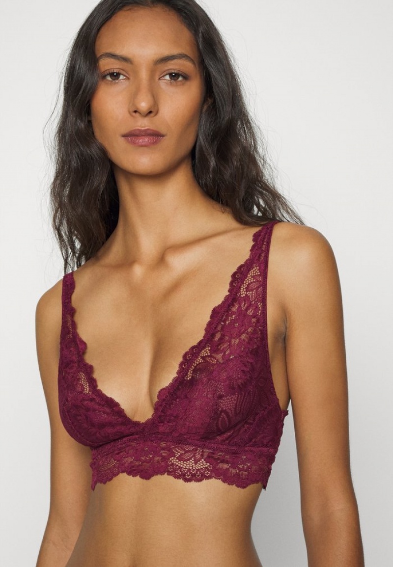 Anna Field Coupon 3Pp Bralette Bustier Dam Svarta | SE-HAXWSM253