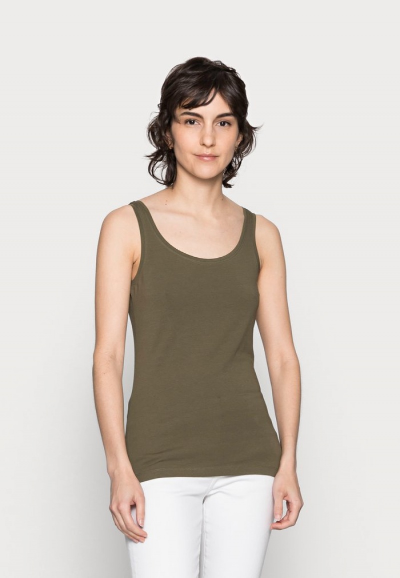 Anna Field Coupon Basic Tank 3Er Pack Top T-Shirt Dam Svarta | SE-HPWBRA280