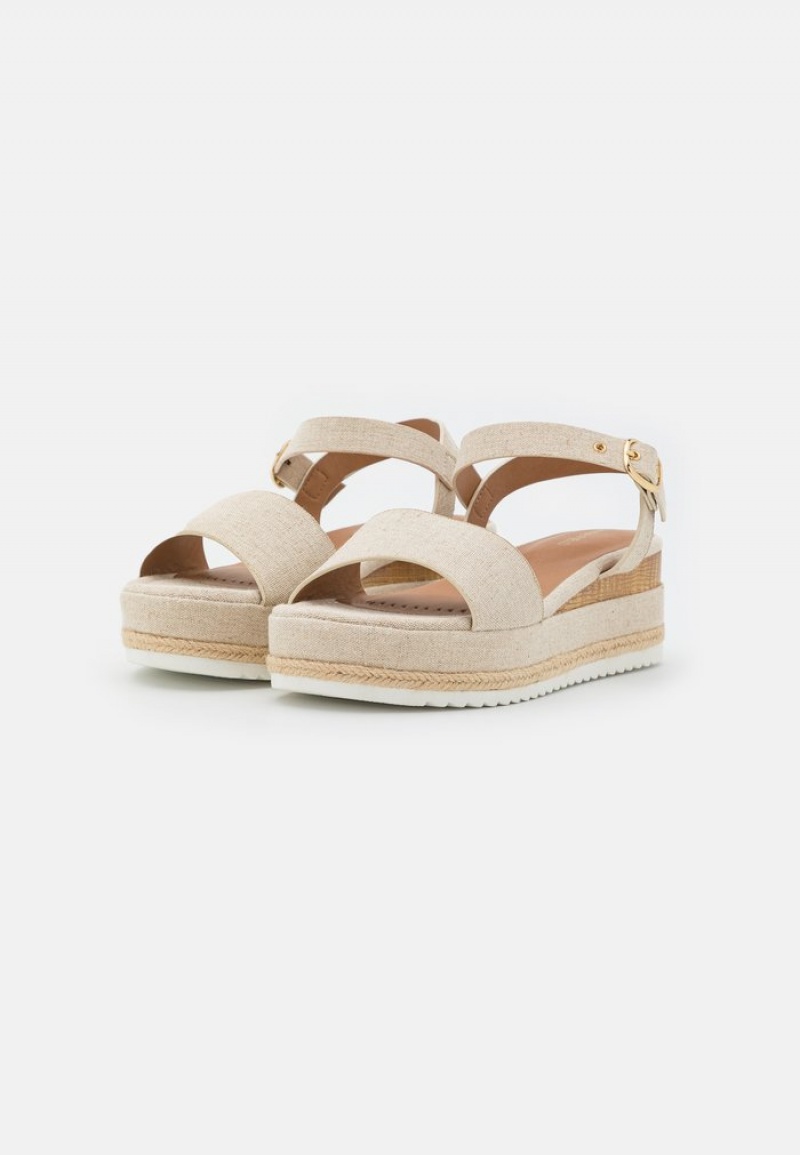 Anna Field Coupon Bekvämlighet Espadrilles Sandaler Dam Beige | SE-ONGRCD081