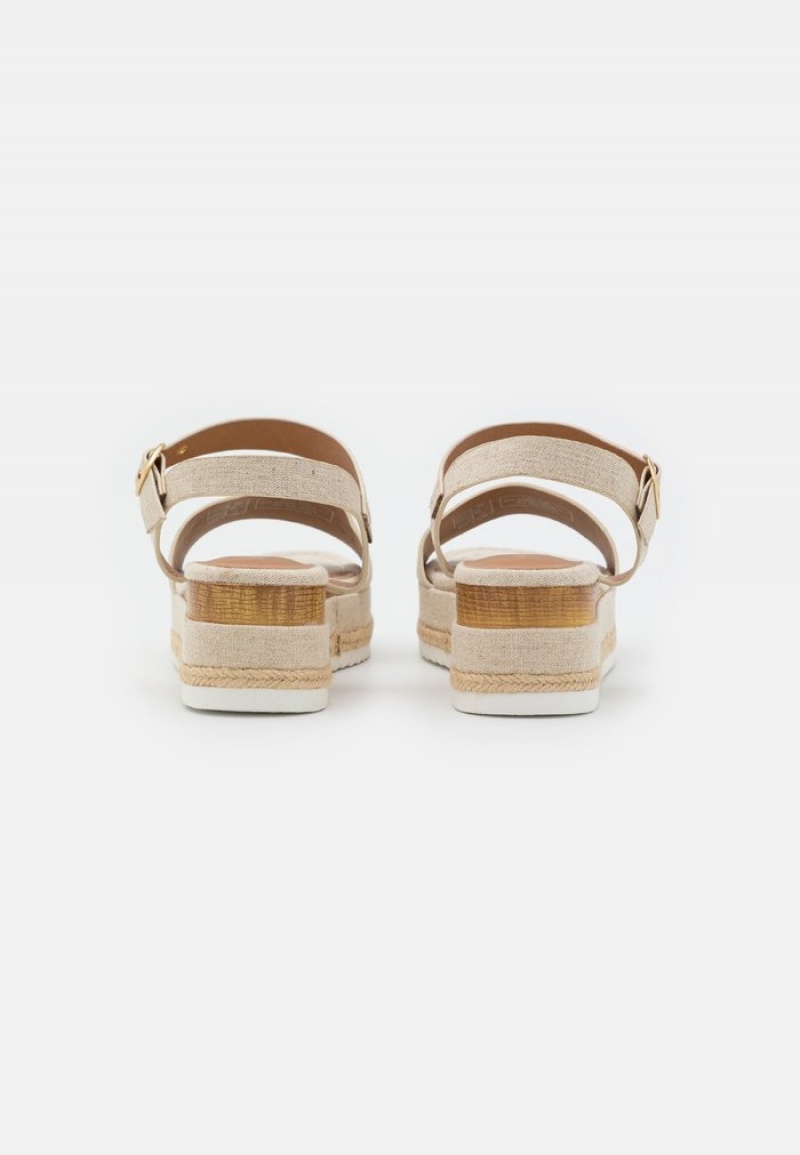 Anna Field Coupon Bekvämlighet Espadrilles Sandaler Dam Beige | SE-ONGRCD081