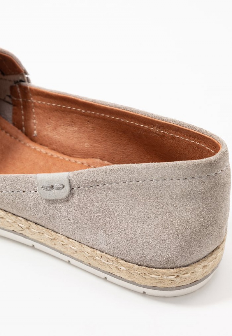 Anna Field Coupon Leather Espadrilles Låga Skor Dam Grå | SE-UHOZNF410