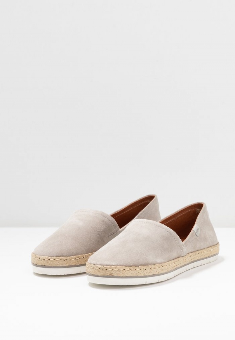 Anna Field Coupon Leather Espadrilles Låga Skor Dam Grå | SE-UHOZNF410