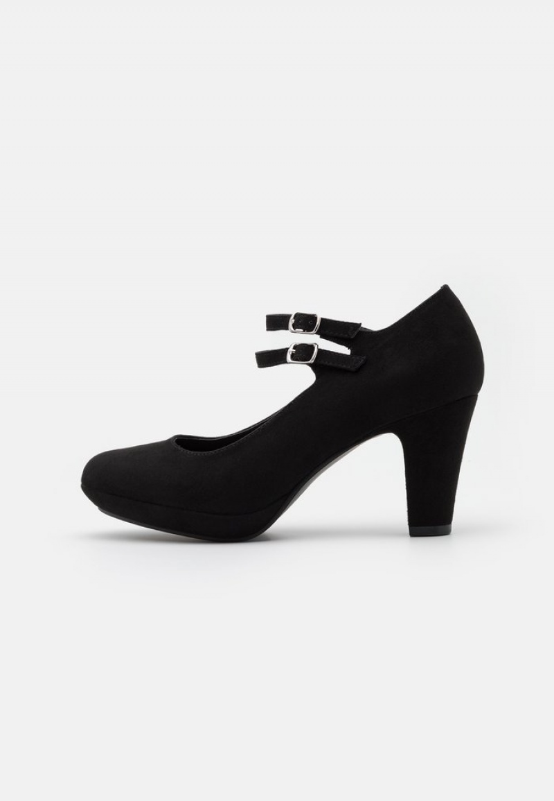 Anna Field Coupon Platform Heels Klackar Dam Svarta | SE-HLXUSK139