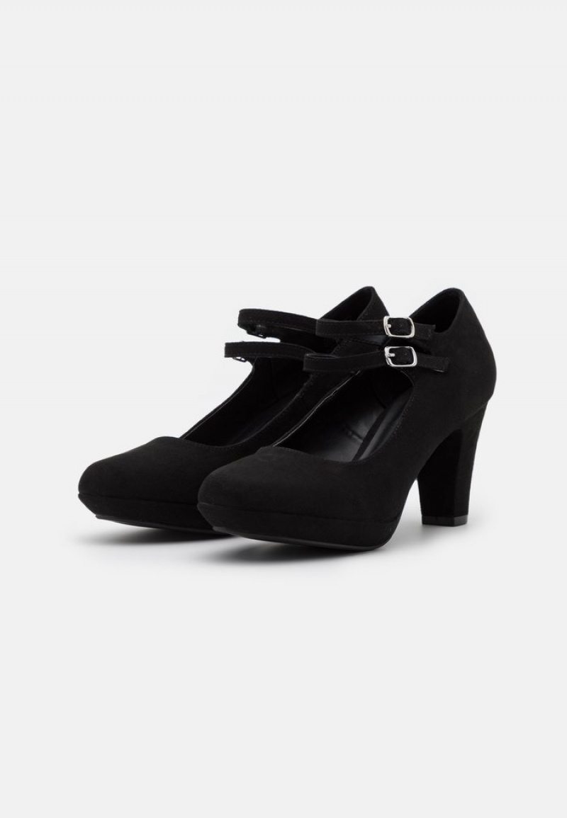 Anna Field Coupon Platform Heels Klackar Dam Svarta | SE-HLXUSK139