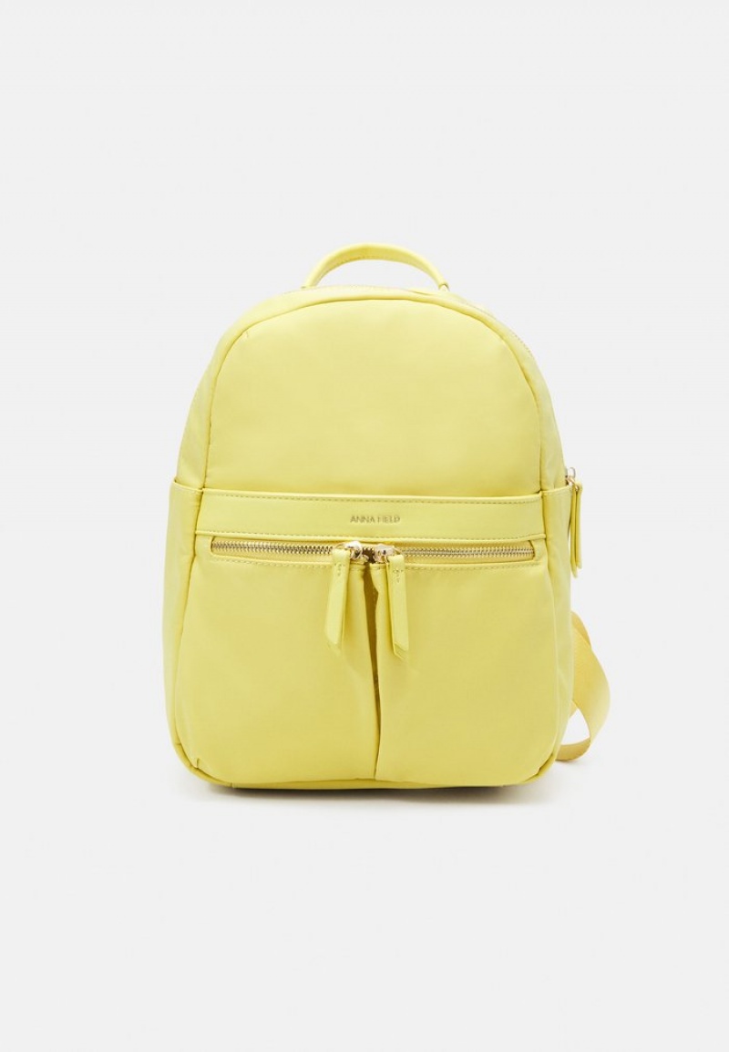 Anna Field Coupon Rucksack Ryggsäck Dam Gula | SE-HULMSP659