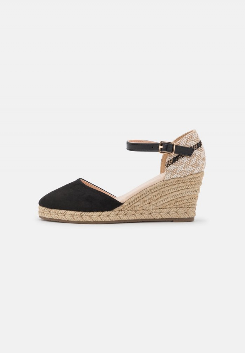 Anna Field Coupon Wedges Klackar Dam Svarta | SE-HMTJLV987