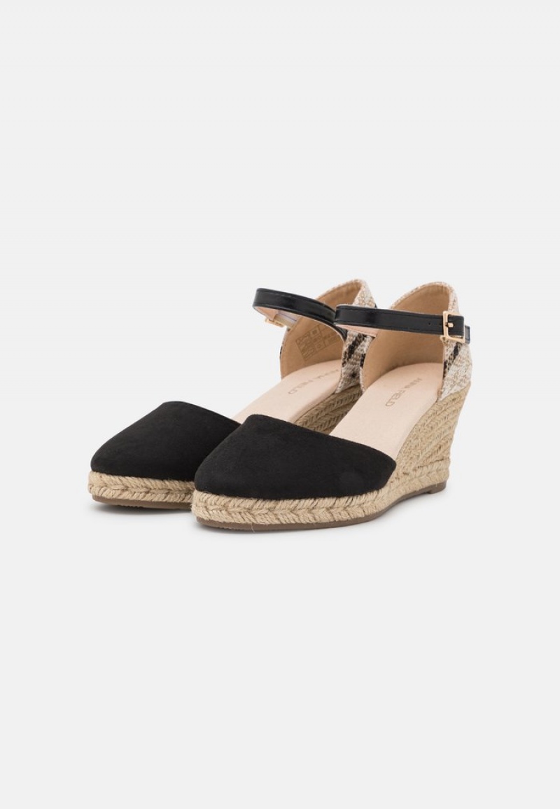 Anna Field Coupon Wedges Klackar Dam Svarta | SE-HMTJLV987