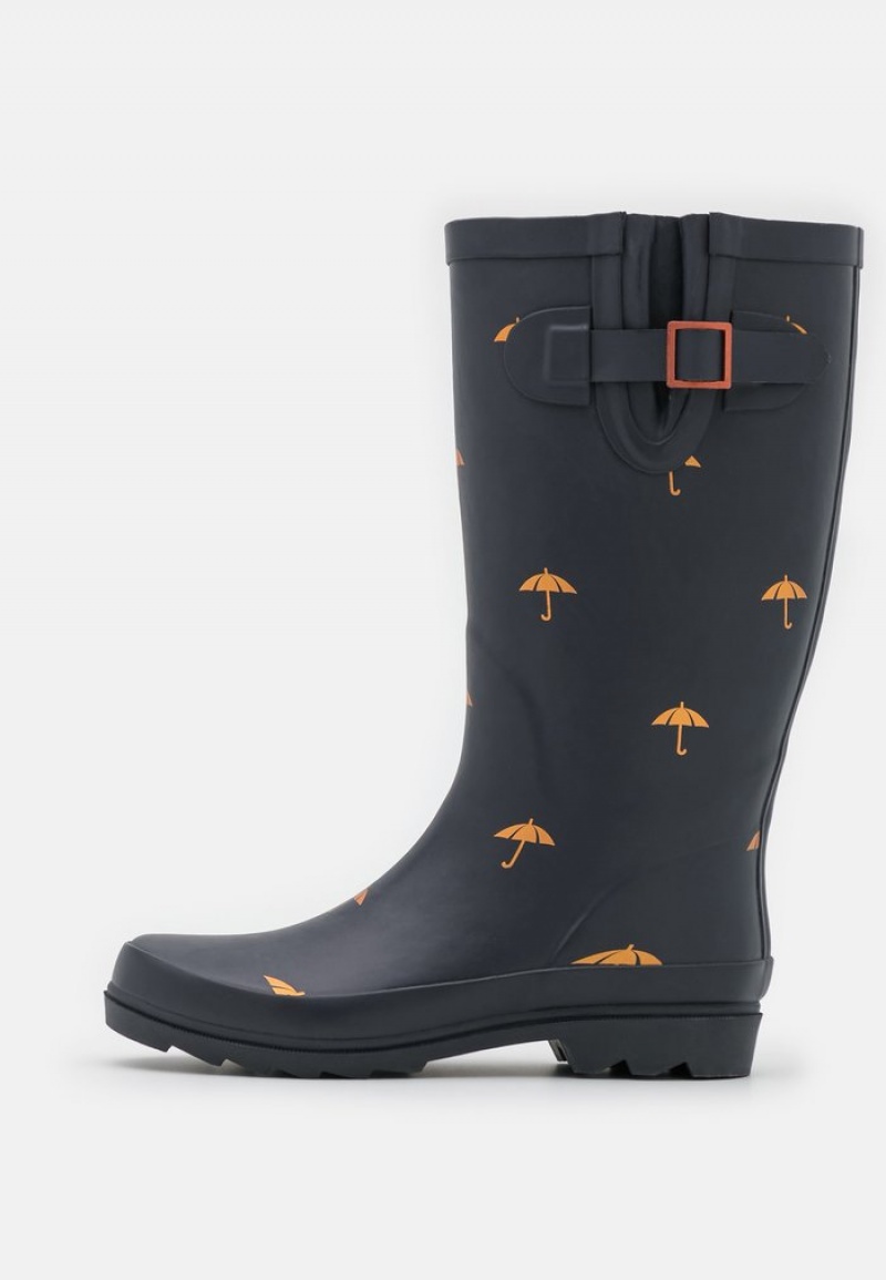 Anna Field Coupon Wellies Stövlar Dam Mörkblå | SE-XFBQHP705