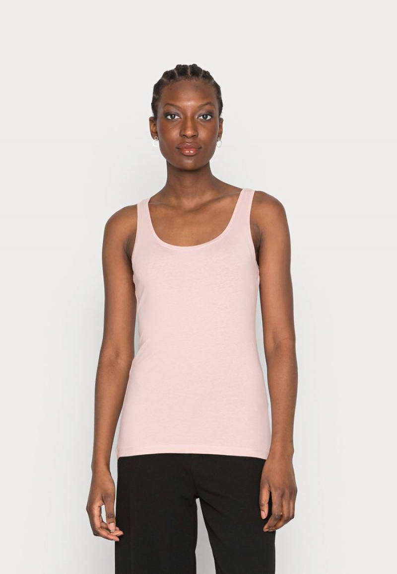 Anna Field Deals Basic Tank 3Er Pack Top T-Shirt Dam Mörkblå | SE-IPCFDU562