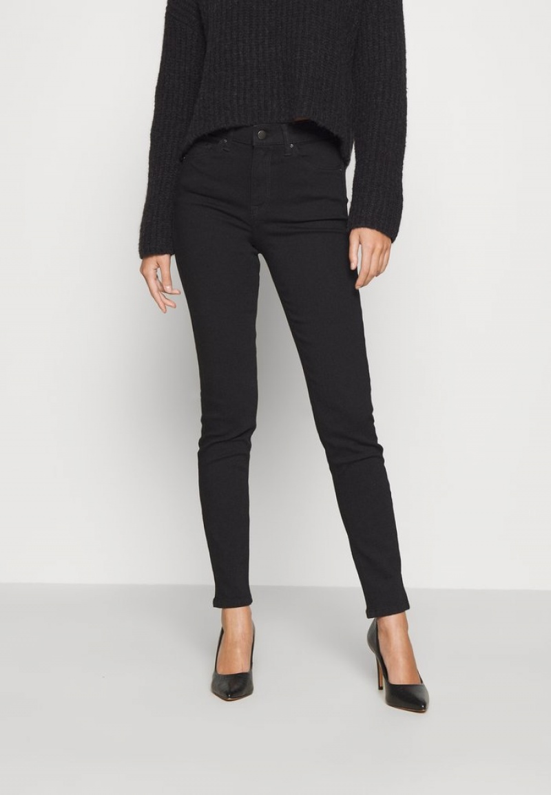 Anna Field Deals Slim Jeans Dam Svarta Blå | SE-RAQOGI326