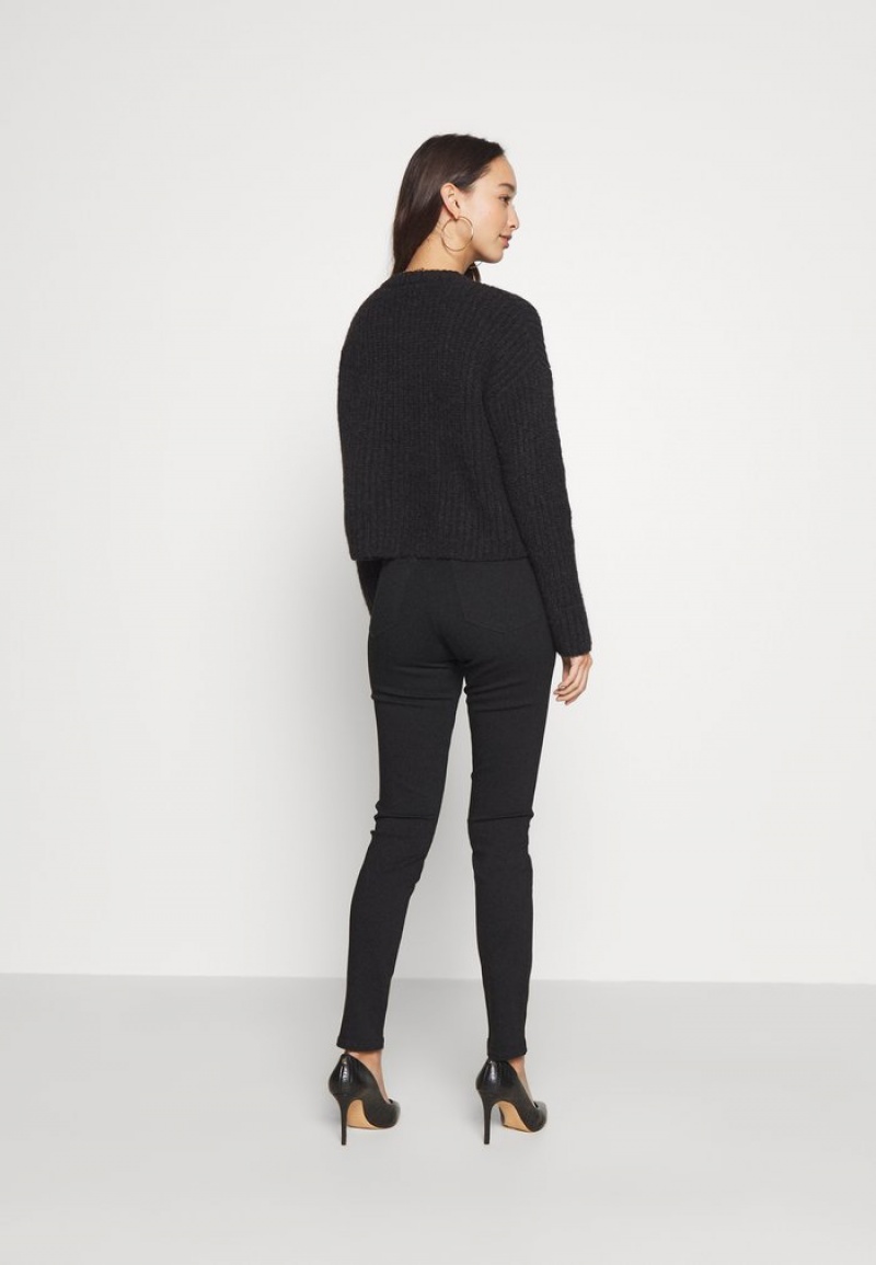 Anna Field Deals Slim Jeans Dam Svarta Blå | SE-RAQOGI326