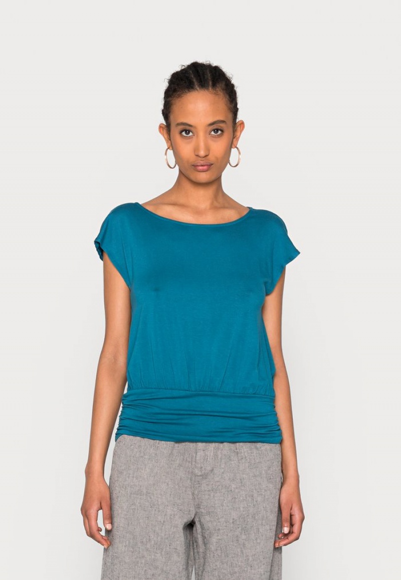 Anna Field Discount Basic T-Shirt Dam Blå | SE-AWZTOG074