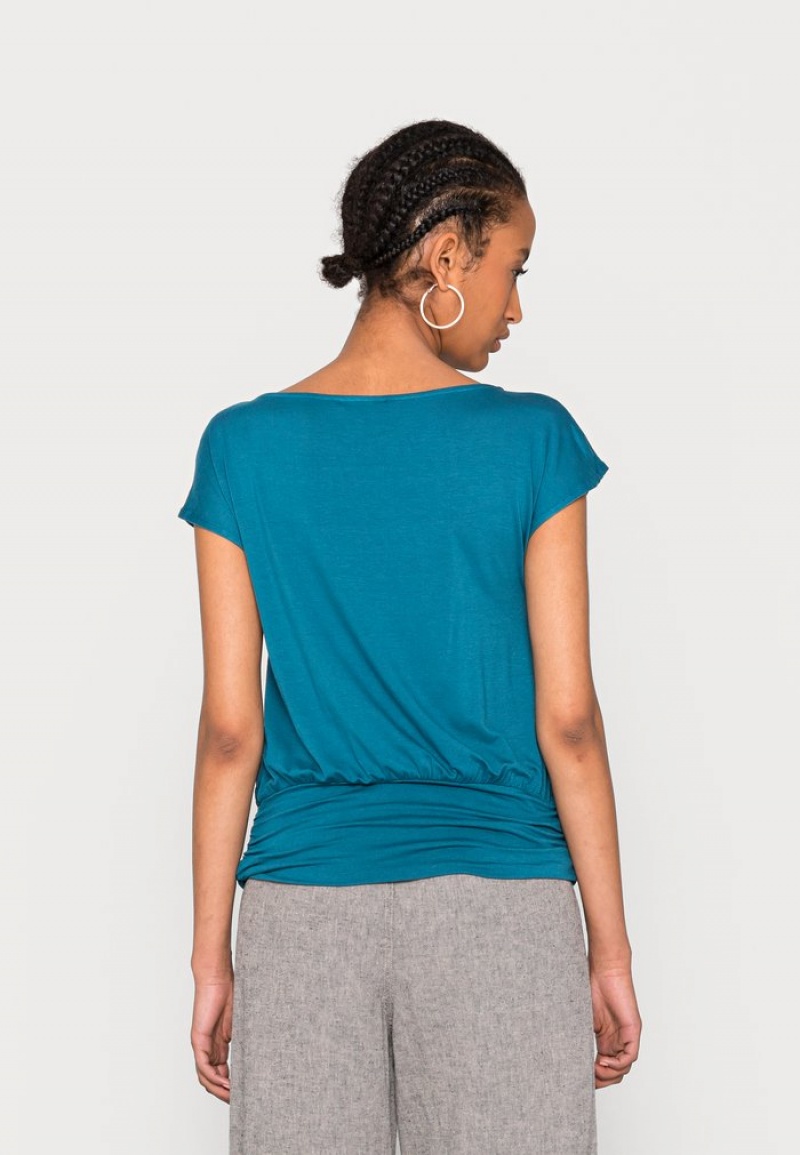 Anna Field Discount Basic T-Shirt Dam Blå | SE-AWZTOG074