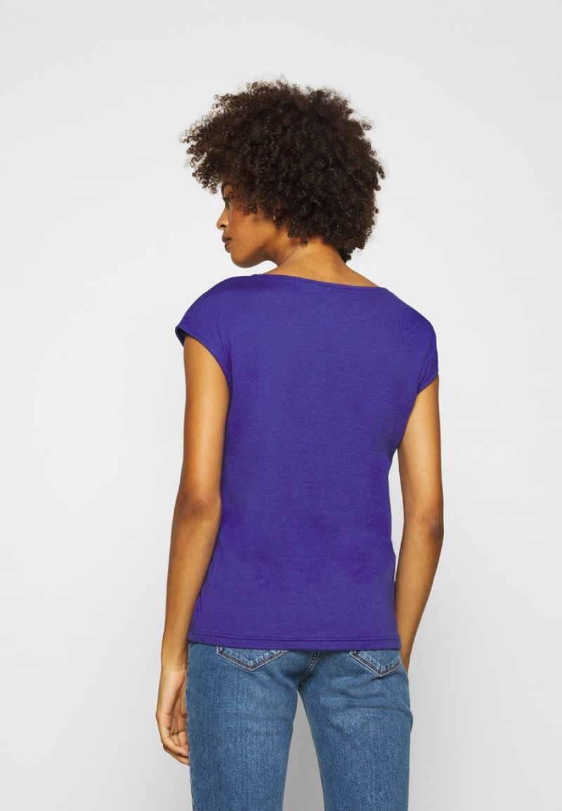 Anna Field Discount Basic T-Shirt Dam Blå | SE-BXVHPC135