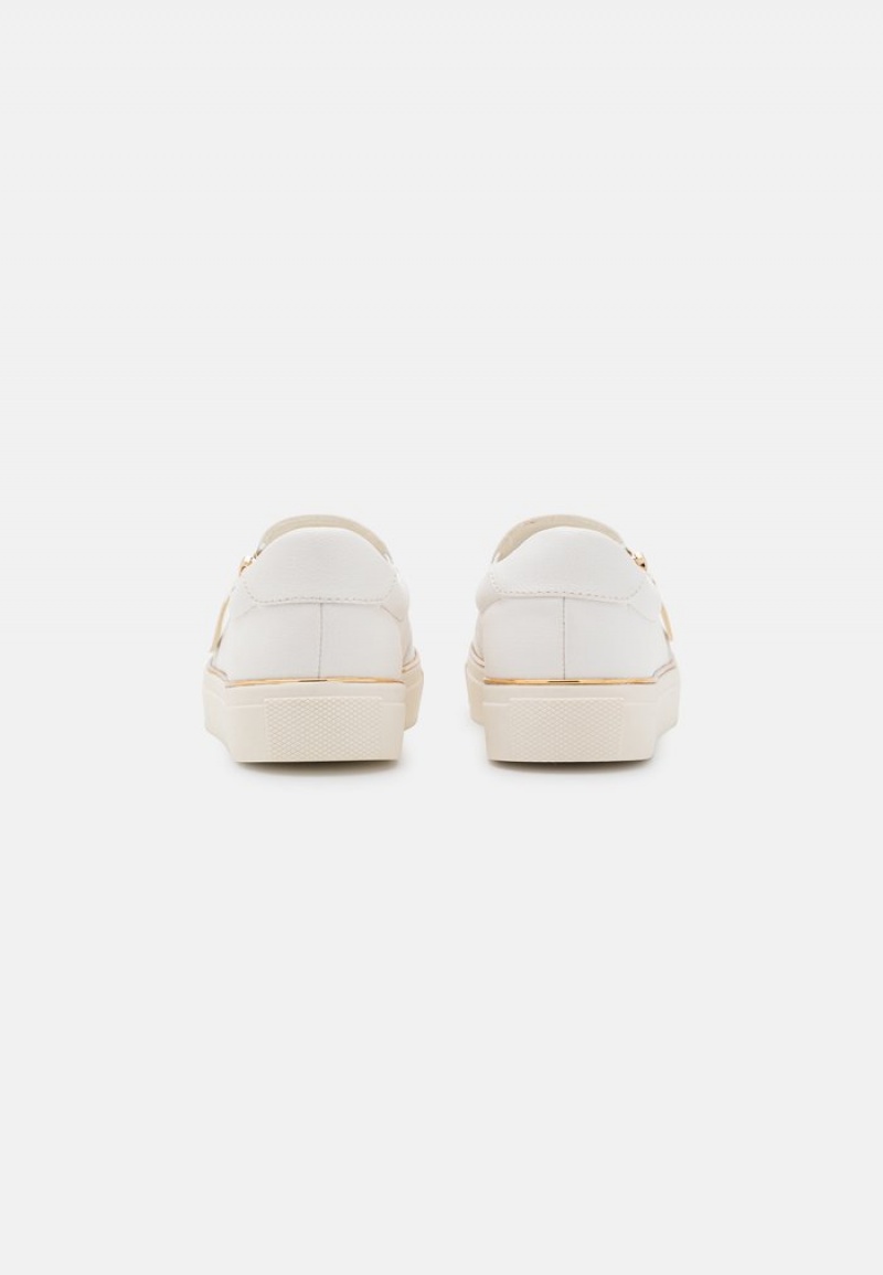 Anna Field Discount Bekvämlighet Slip-Ons Låga Skor Dam Vita | SE-MGIYQN904