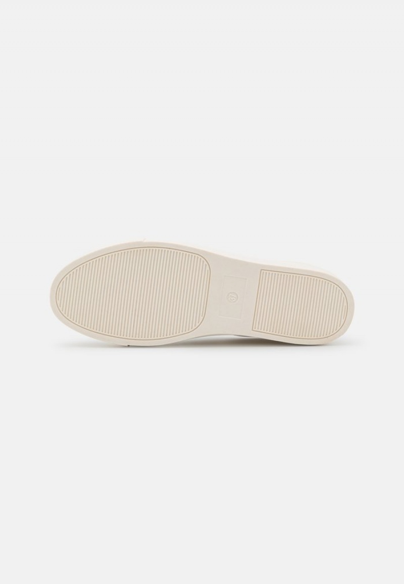 Anna Field Discount Bekvämlighet Slip-Ons Låga Skor Dam Vita | SE-MGIYQN904