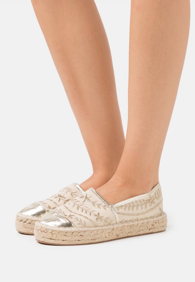 Anna Field Discount Espadrilles Låga Skor Dam Guld | SE-KHOAXD302