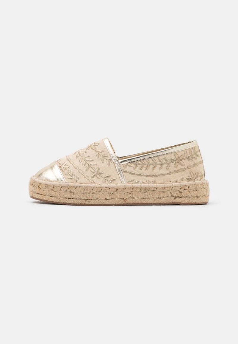 Anna Field Discount Espadrilles Låga Skor Dam Guld | SE-KHOAXD302