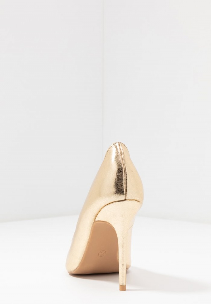 Anna Field Discount High Heels Klackar Dam Guld | SE-SGIOTL598