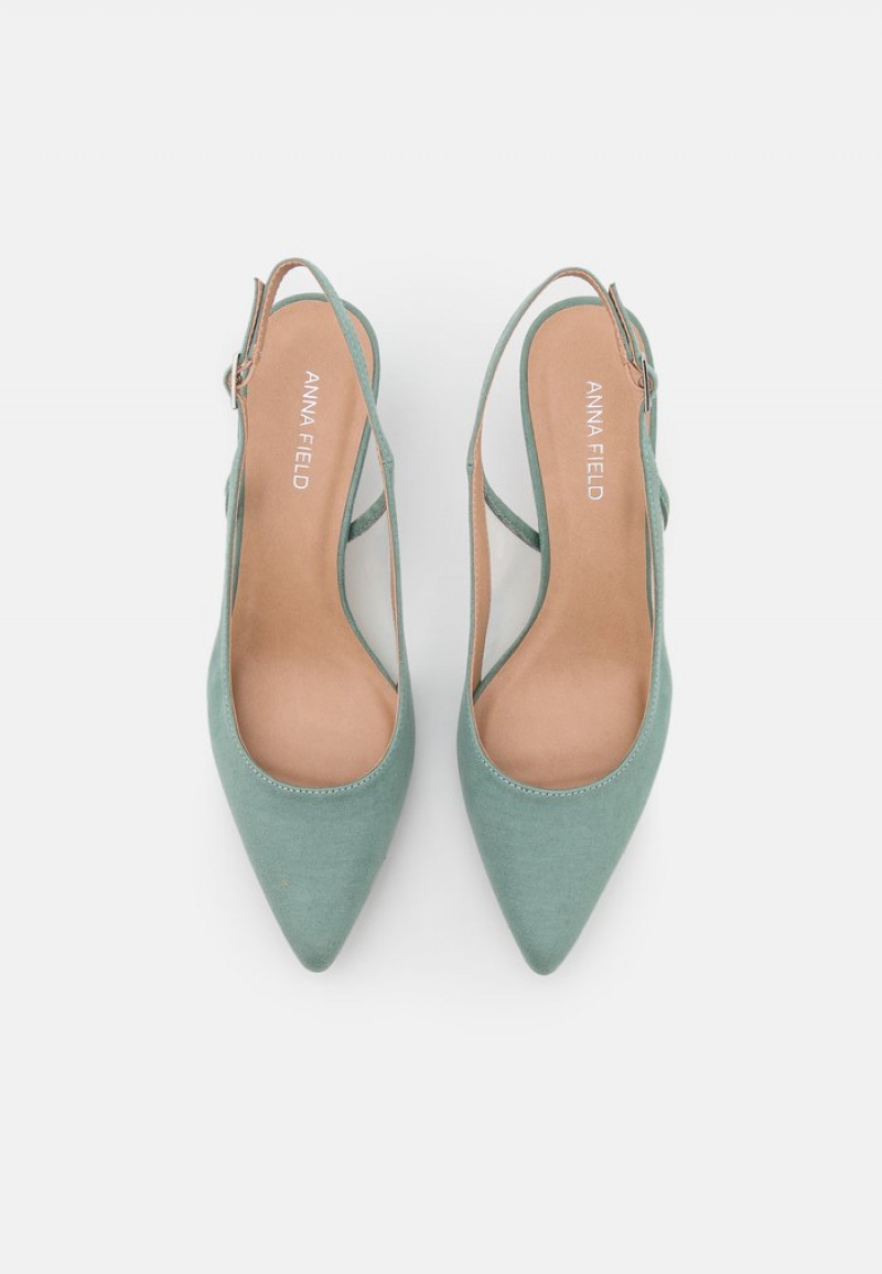 Anna Field Discount Klassiska Heels Klackar Dam Mintgröna | SE-MDEUYX347