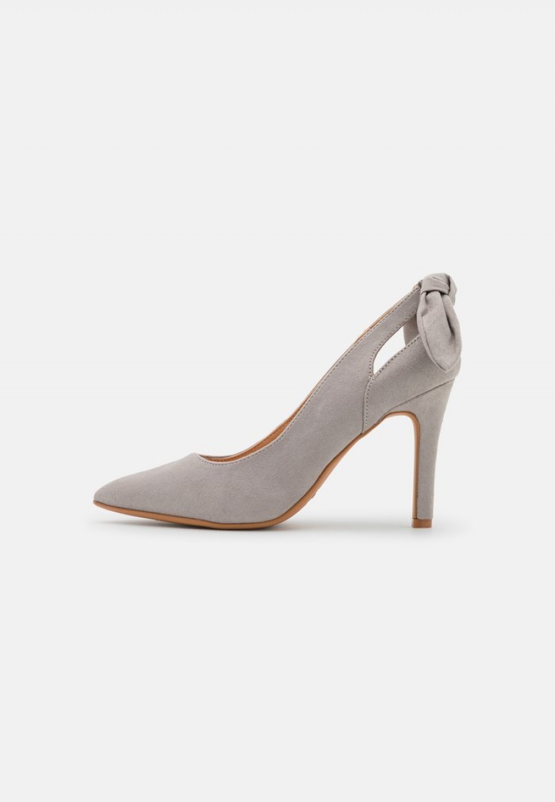 Anna Field Discount Klassiska Heels Klackar Dam Ljusgrå | SE-YFBVCZ798