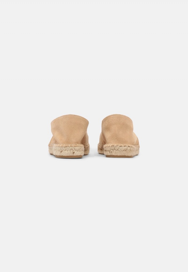 Anna Field Discount Leather Espadrilles Låga Skor Dam Beige | SE-AQINUT563