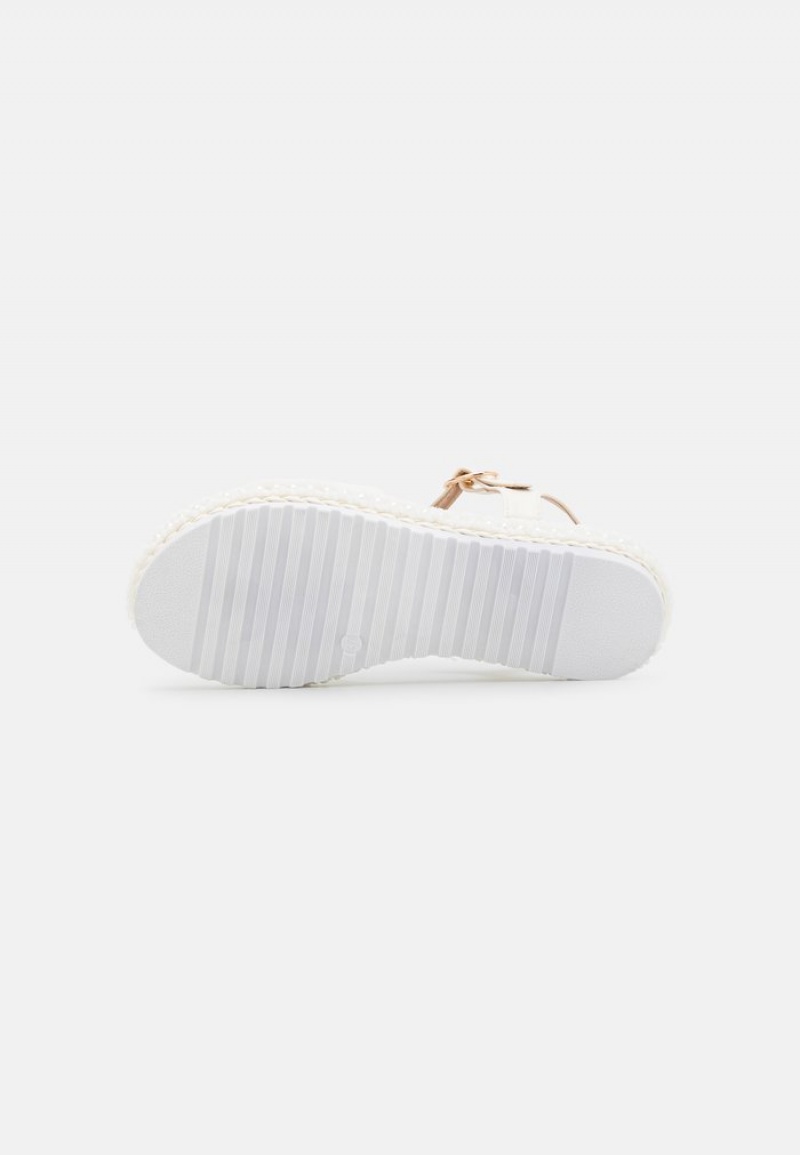 Anna Field Discount Platform Sandaler Dam Vita | SE-KJHLRS480