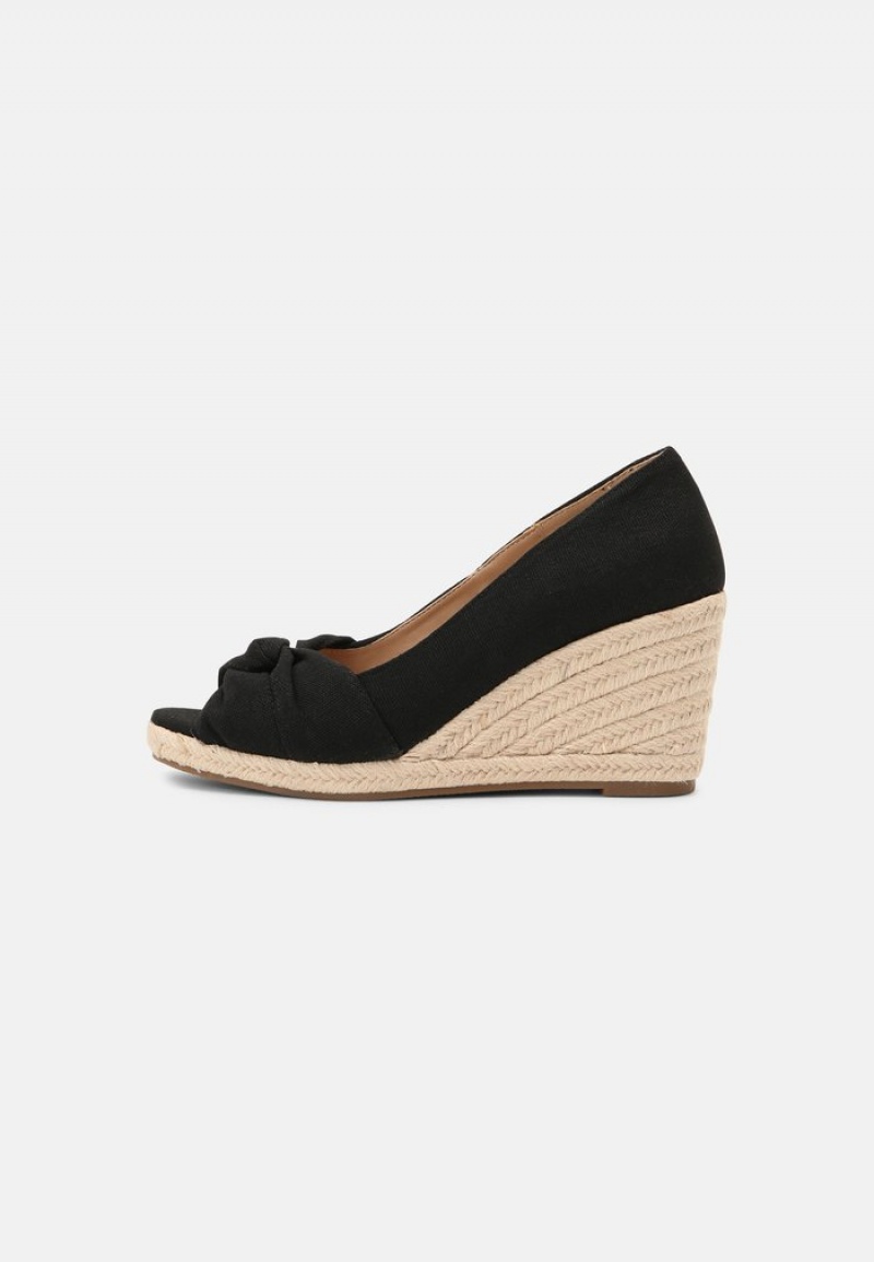 Anna Field Discount Wedges Klackar Dam Svarta | SE-RIYLME501