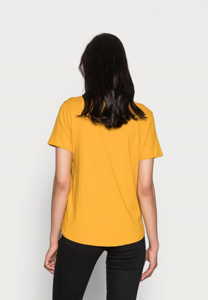 Anna Field Flash Sale Basic T-Shirt Dam Gula | SE-UTPZHY387