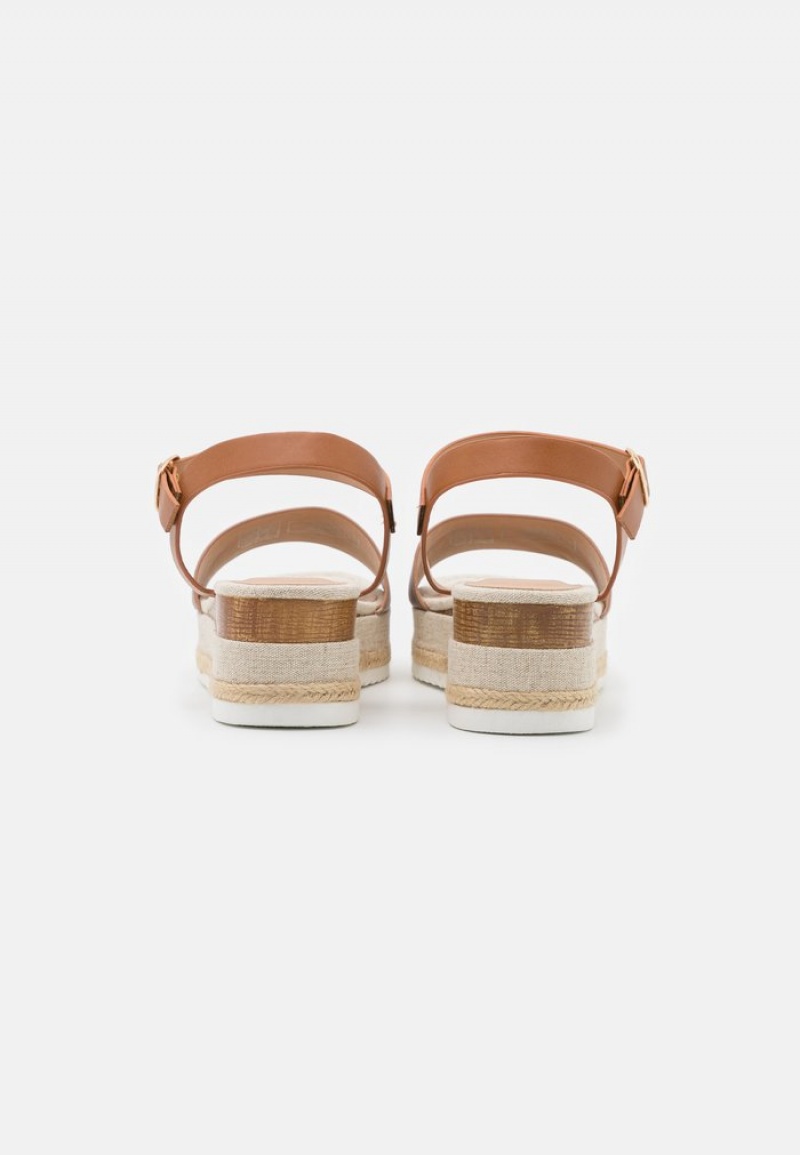 Anna Field Flash Sale Bekvämlighet Espadrilles Sandaler Dam Bruna | SE-YJNUIO740