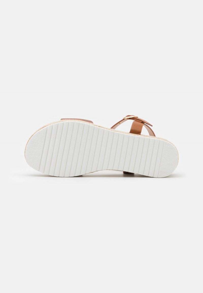 Anna Field Flash Sale Bekvämlighet Espadrilles Sandaler Dam Bruna | SE-YJNUIO740