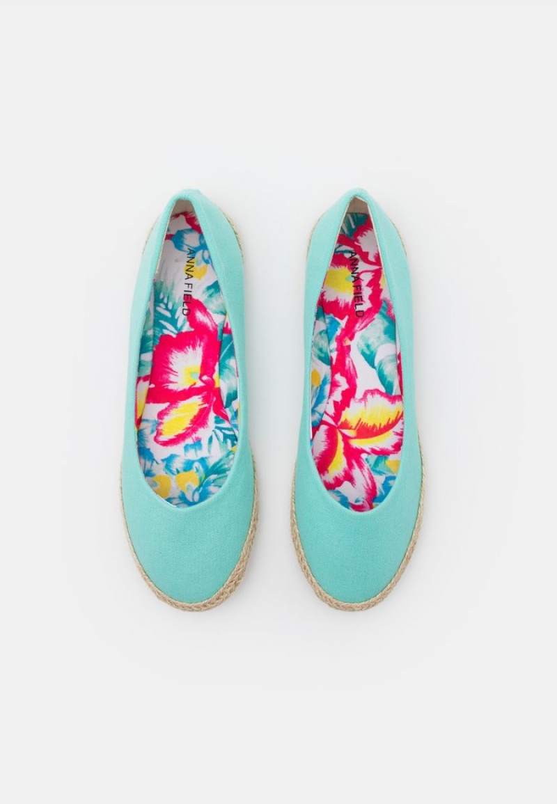 Anna Field Flash Sale Espadrilles Ballerina Dam Mintgröna | SE-NDMVYH208