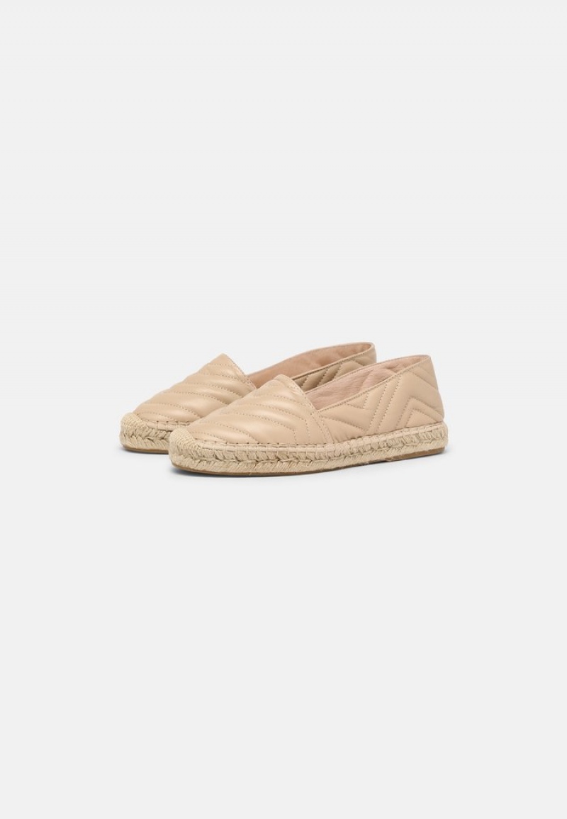 Anna Field Flash Sale Leather Espadrilles Låga Skor Dam Beige | SE-VDPJYZ459