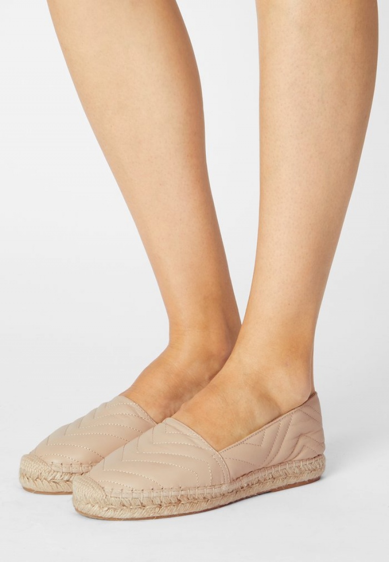 Anna Field Flash Sale Leather Espadrilles Låga Skor Dam Beige | SE-VDPJYZ459