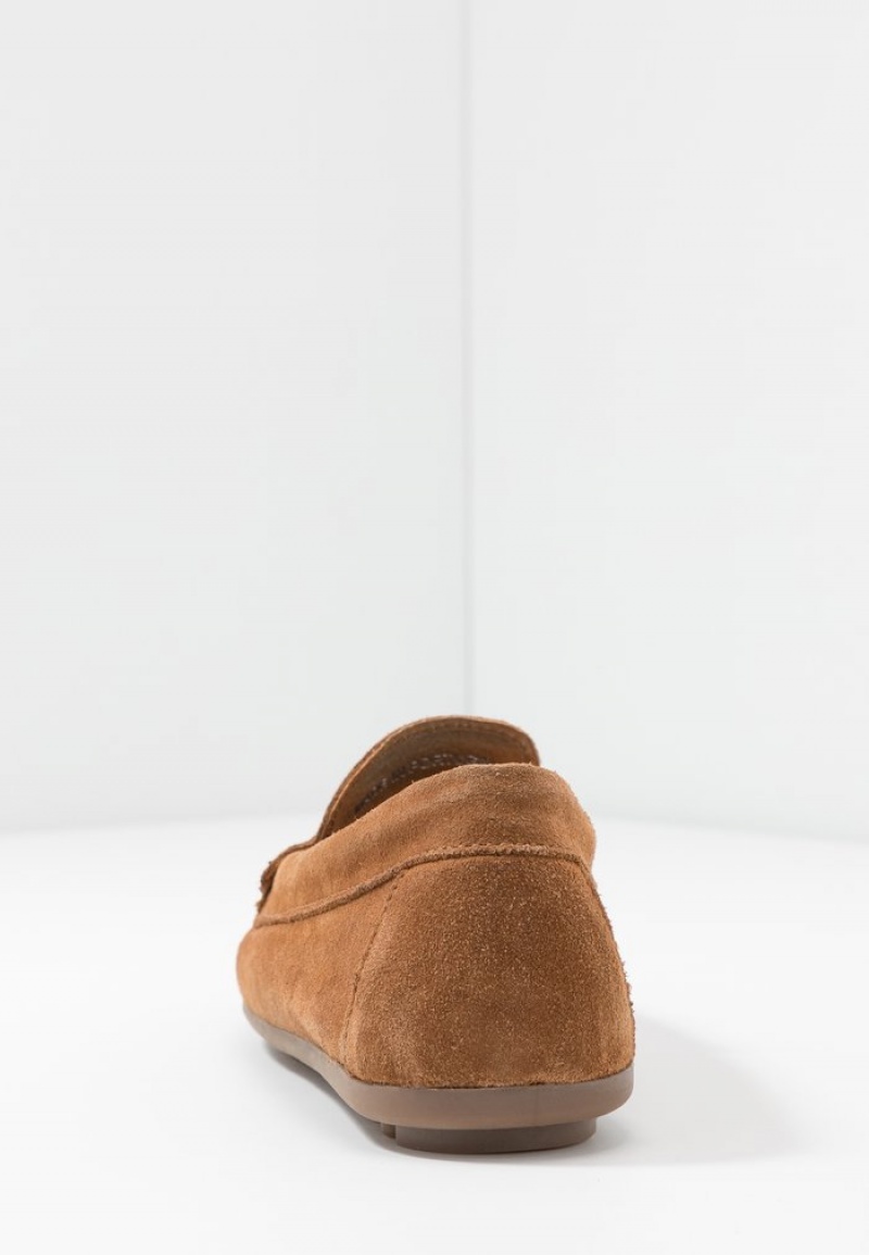 Anna Field Flash Sale Leather Moccasins Låga Skor Dam Bruna | SE-SYZQFM521