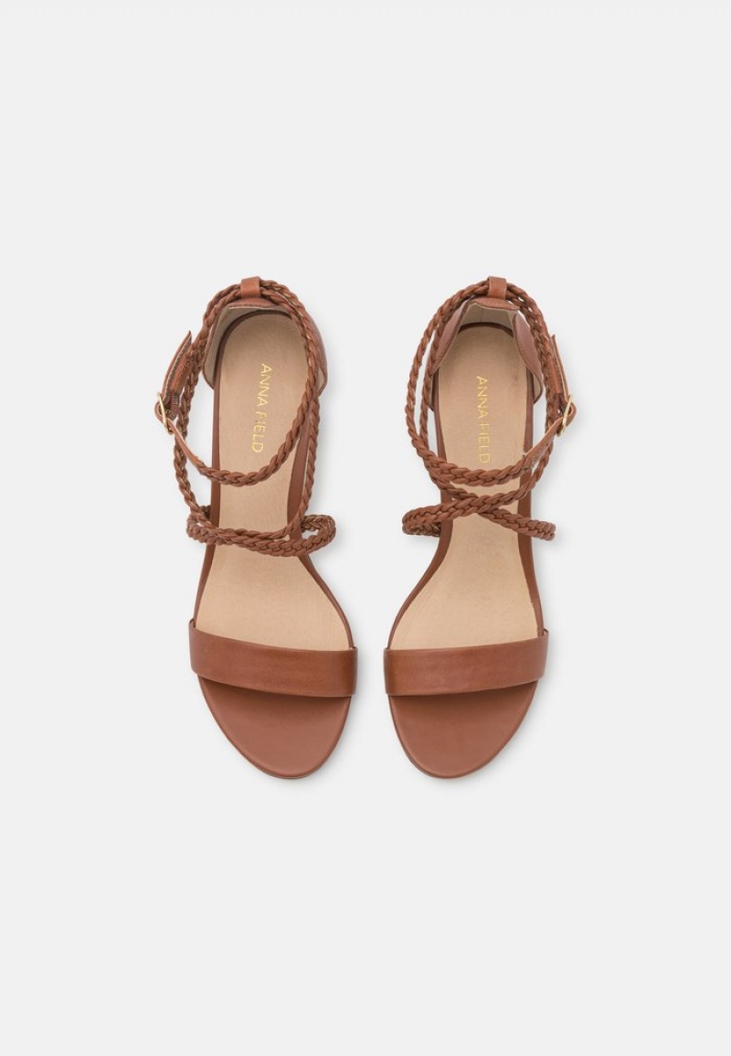 Anna Field Flash Sale Leather Sandaler Dam Bruna | SE-FCVUMI156