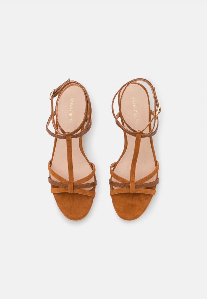 Anna Field Flash Sale Leather Sandaler Dam Bruna | SE-NCOFJI961