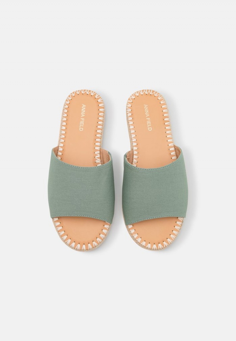 Anna Field Flash Sale Mules Dam Mintgröna | SE-EDOPGF298