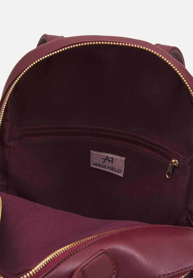 Anna Field Flash Sale Rucksack Ryggsäck Dam Mörkröda | SE-NUXHOY510