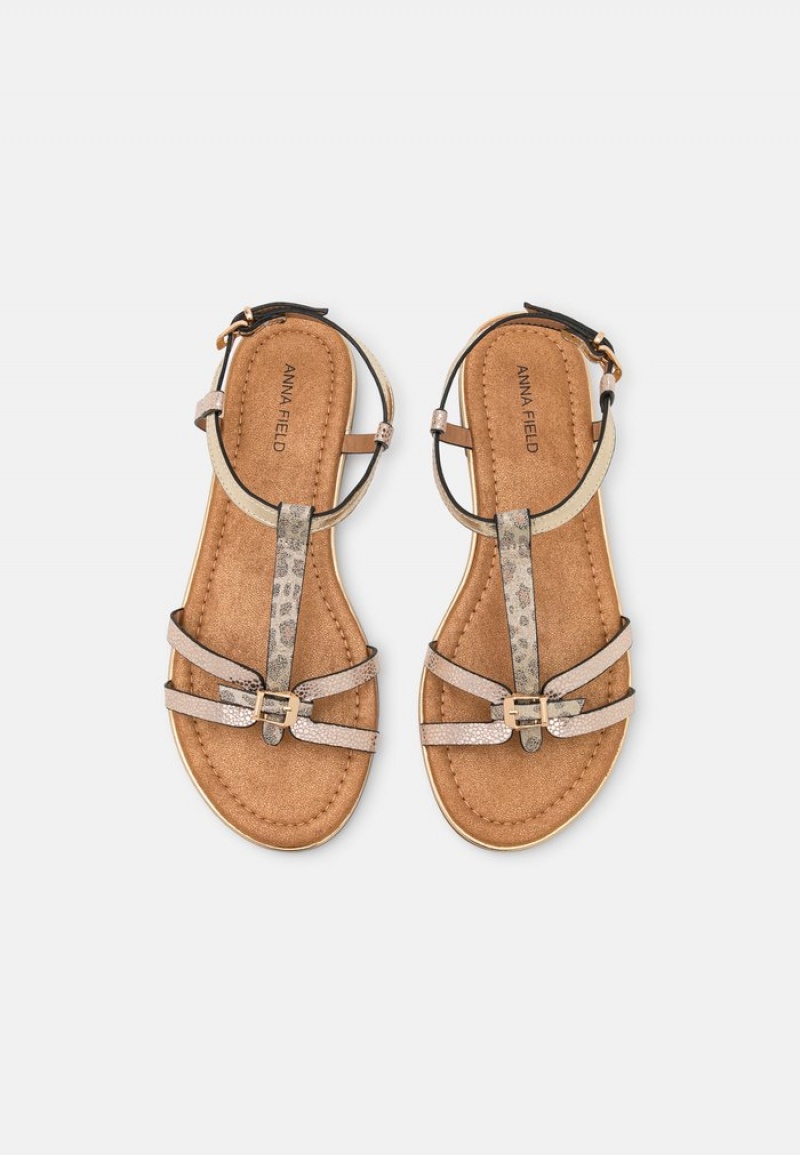 Anna Field Flash Sale Sandaler Dam Guld | SE-GALZPK683