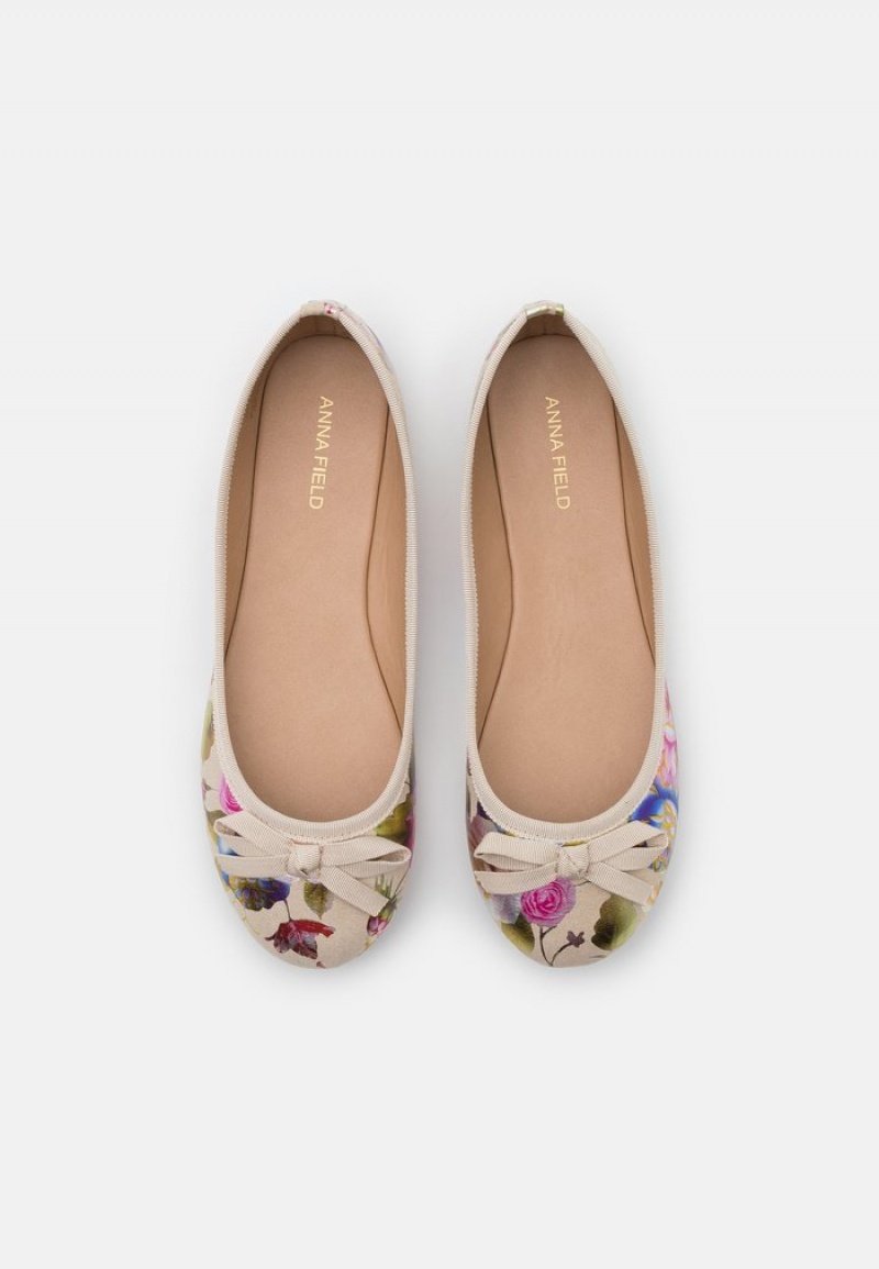 Anna Field Hot Sale Ballet Pumps Ballerina Dam Beige | SE-TIUEBA971